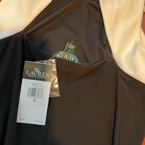Lauren Ralph Lauren Black and white swing halter dress - Picture 2 of 6